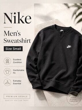 Men’s Nike crew neck sweatshirt more in closet